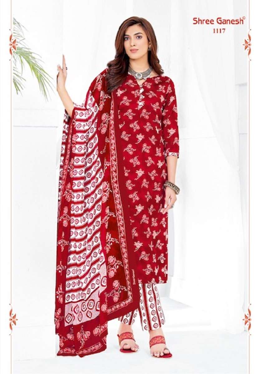 Shree Ganesh Vaani Vol-1 series 1101-1120 Pure Cotton Printed suit