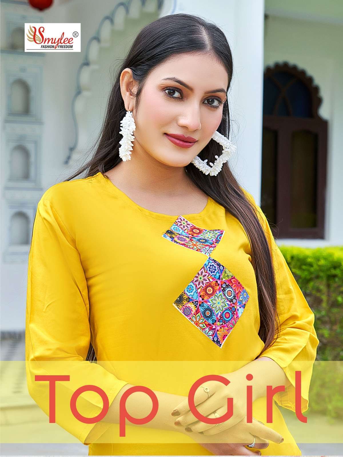 smylee top girl series 1001-1008 heavy rayon kurti