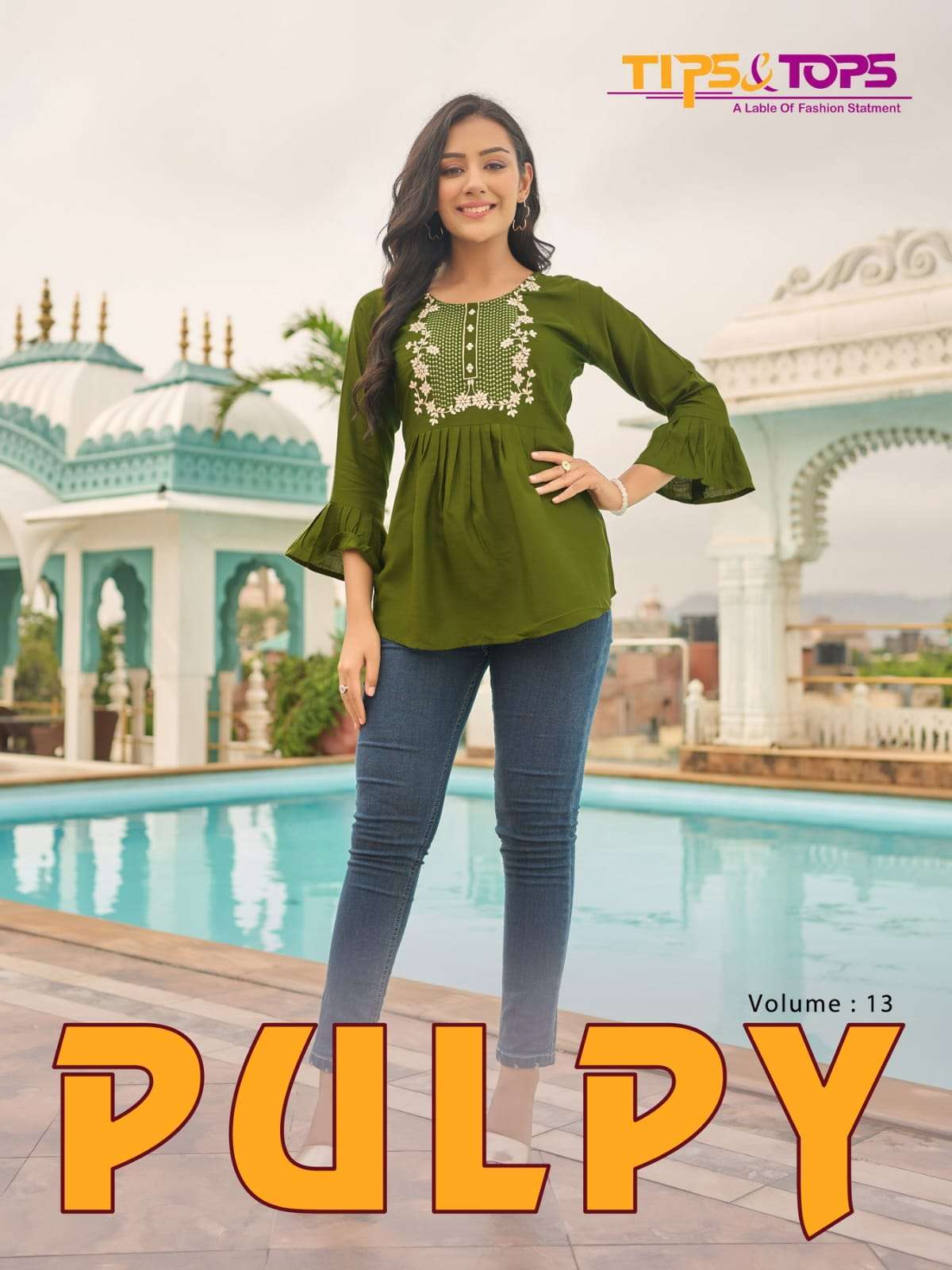 tips & tops pulpy vol 13 series 1301-1309 Heavy Reyon Slub short tops
