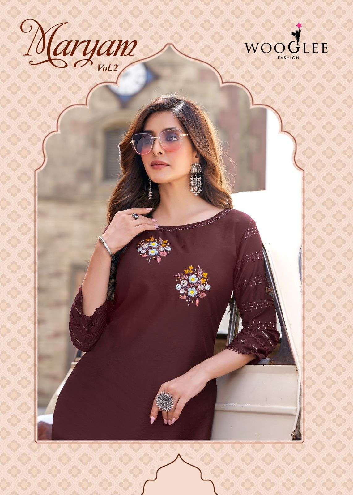 wooglee maryam vol 2 series 1014-1019 Viscose Weaving kurti