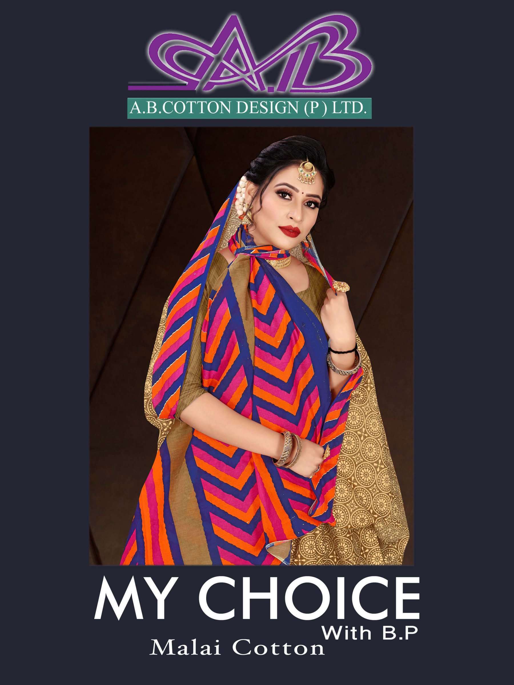 ab cotton my choice series 9000-9011 Malai cotton saree
