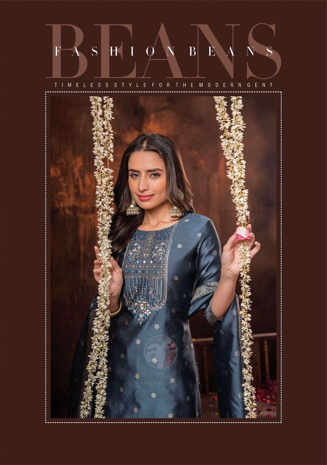 affair vol 2 designer jacquard banarasi silk suit 