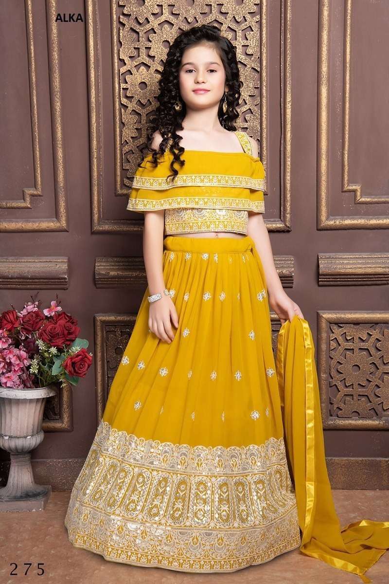 alka Aaradhna vol 41 series 275-279 georgette lehenga