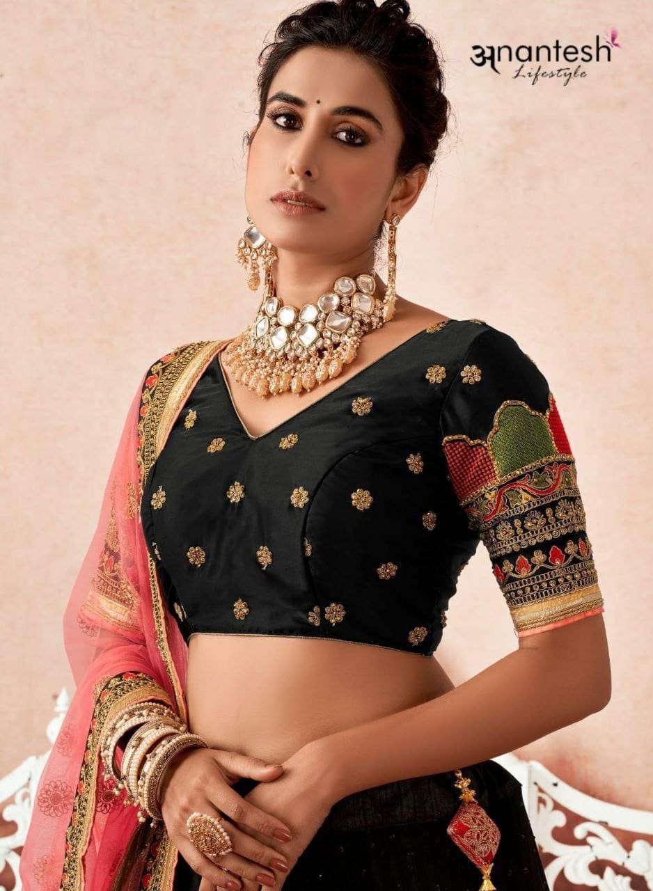 anantesh lifestyle 1005 heavy net lehenga
