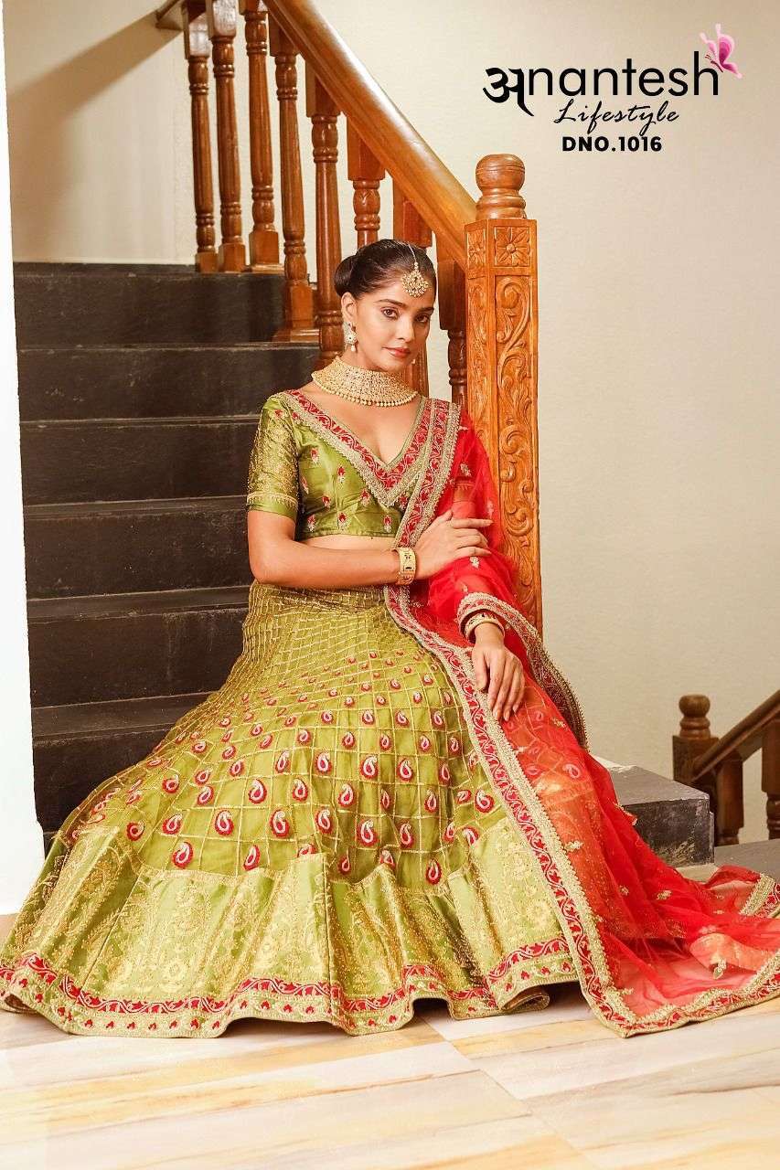 anantesh lifestyle 1016 premium net lehenga