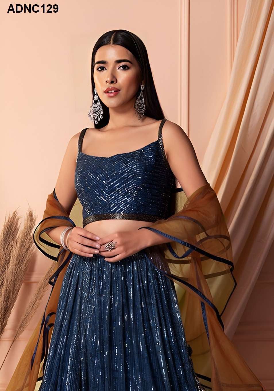 arya designs ADNC129 soft net lehenga 
