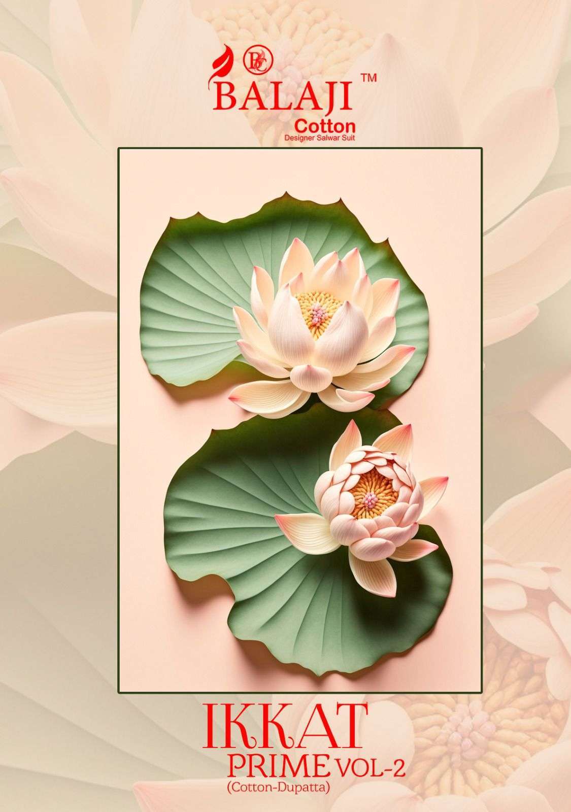 balaji cotton ikkat prime vol 2 series 2001-2012 cotton suit 