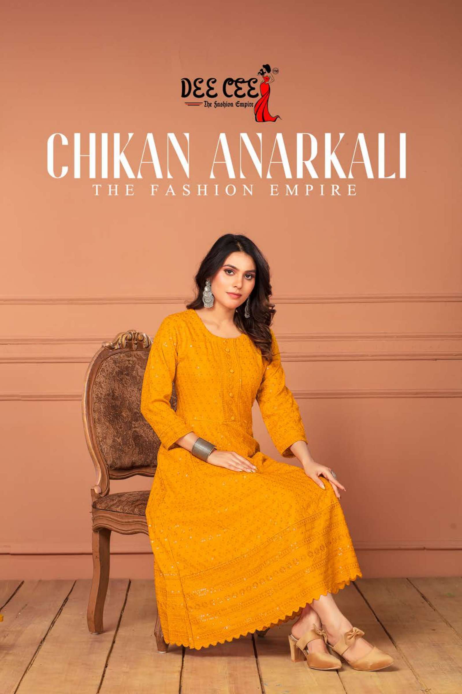 dee cee chikan anarkali series 1001-1011 heavy rayon kurti