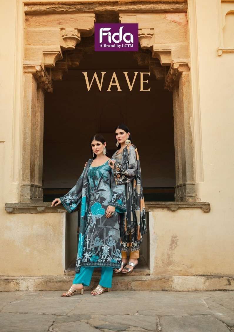 fida wave series 1001-1008 pashmina suit 