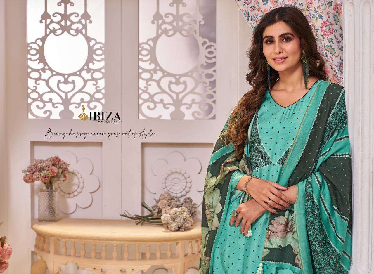 ibiza navya series 10472-10475 pure viscose muslin suit 