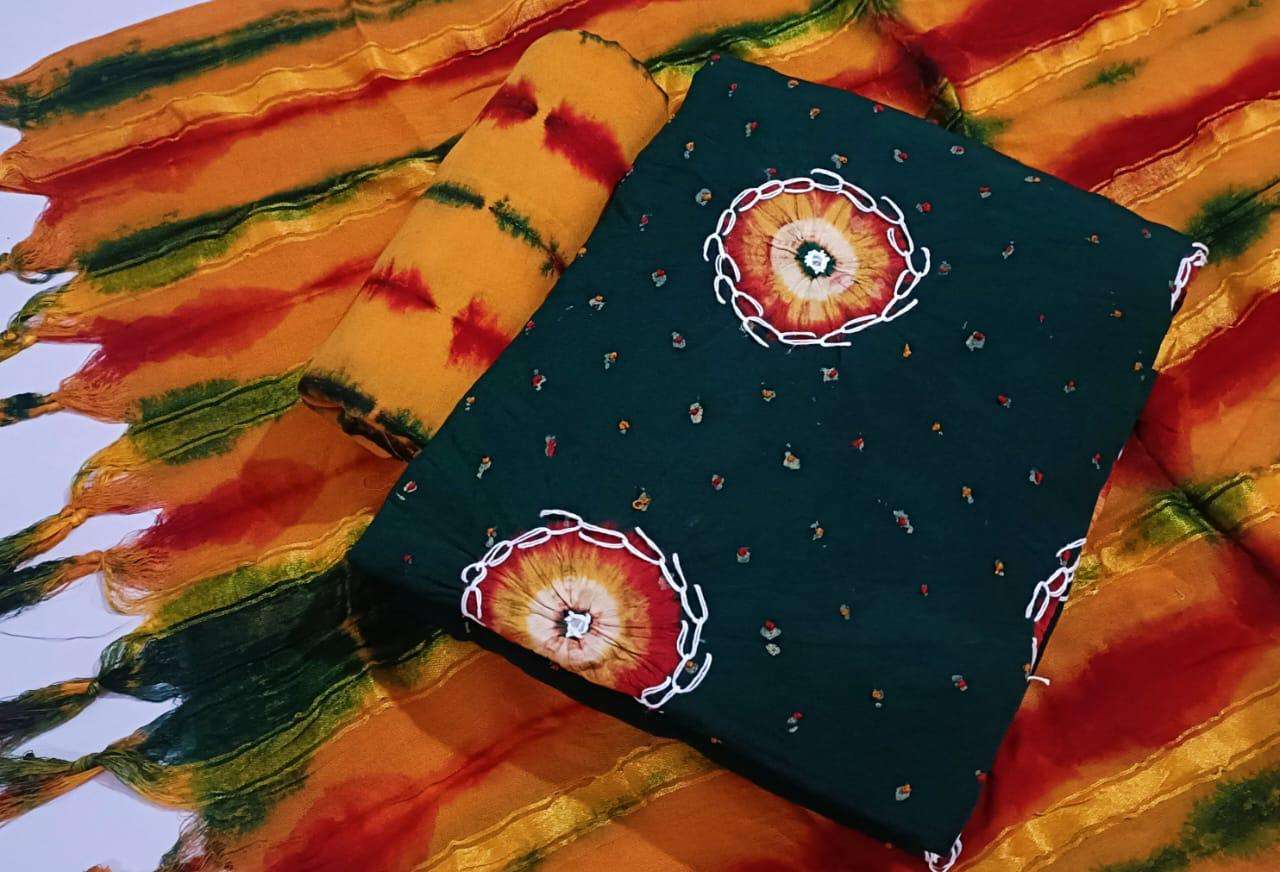 JJ Reyon Bandhni Handwork Vol-2 Heavy 14 Kg Reyon suit