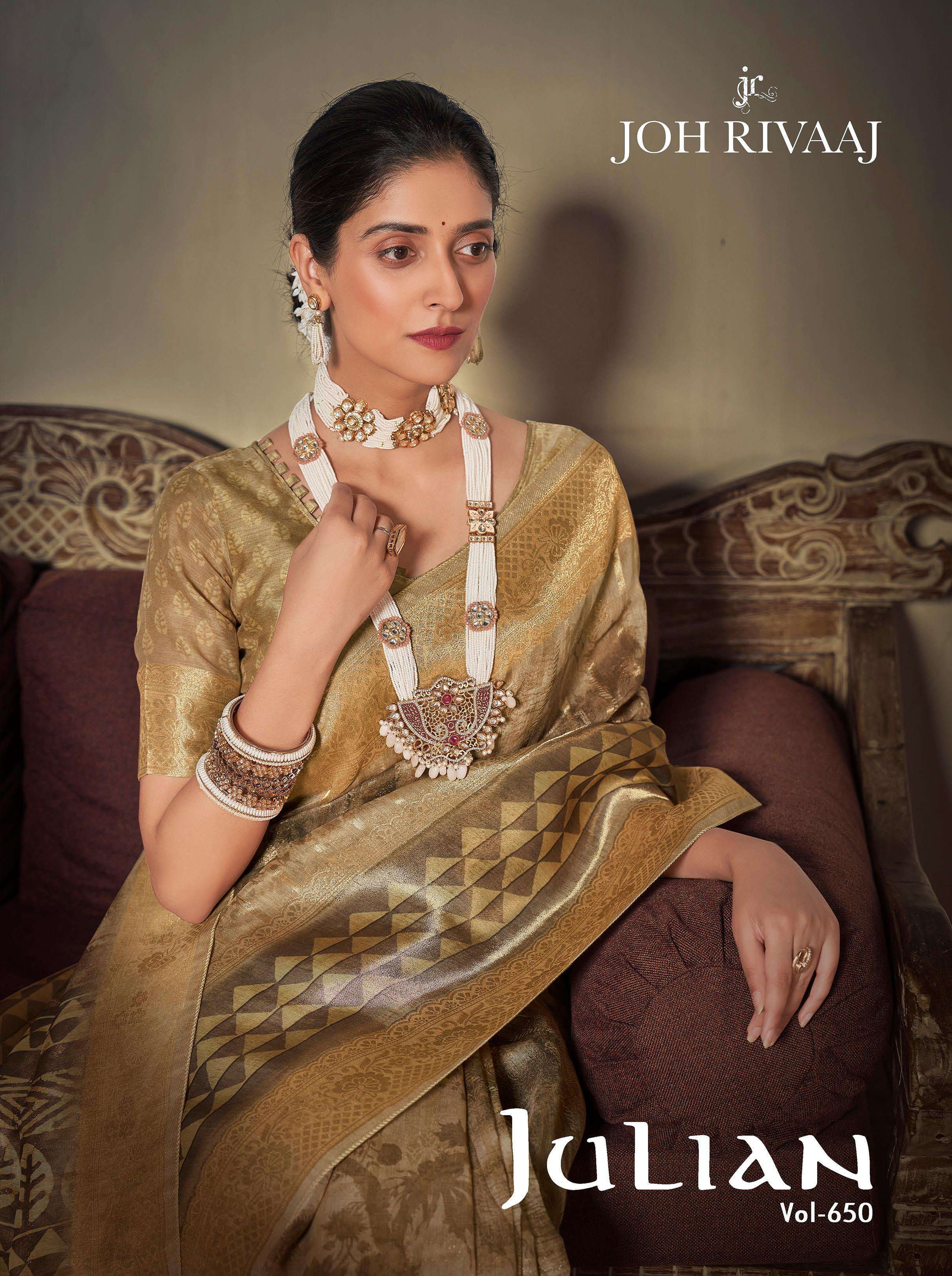 joh rivaaj julian vol 650 fancy saree