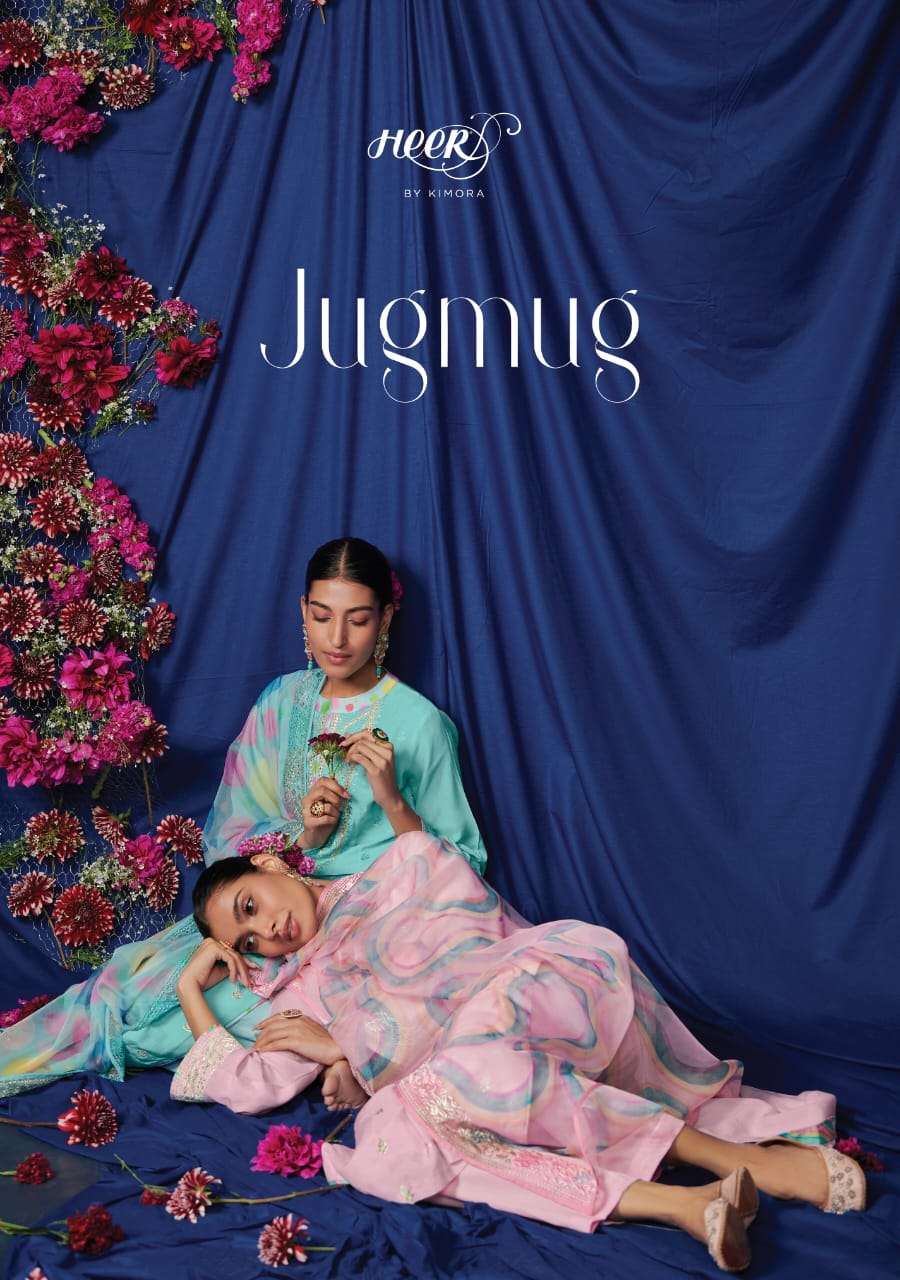 jugmug designer pure cotton lawn suit 