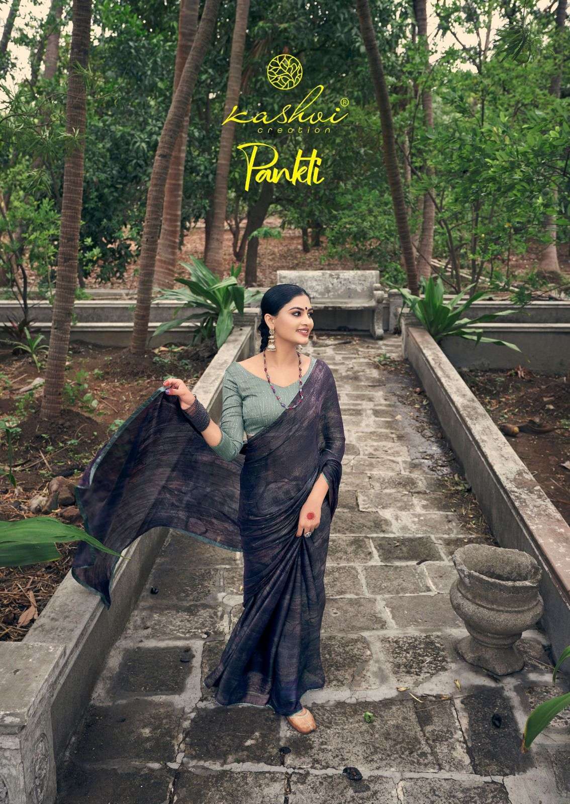 kashvi creation pankti series 4061-4068 soft silk saree