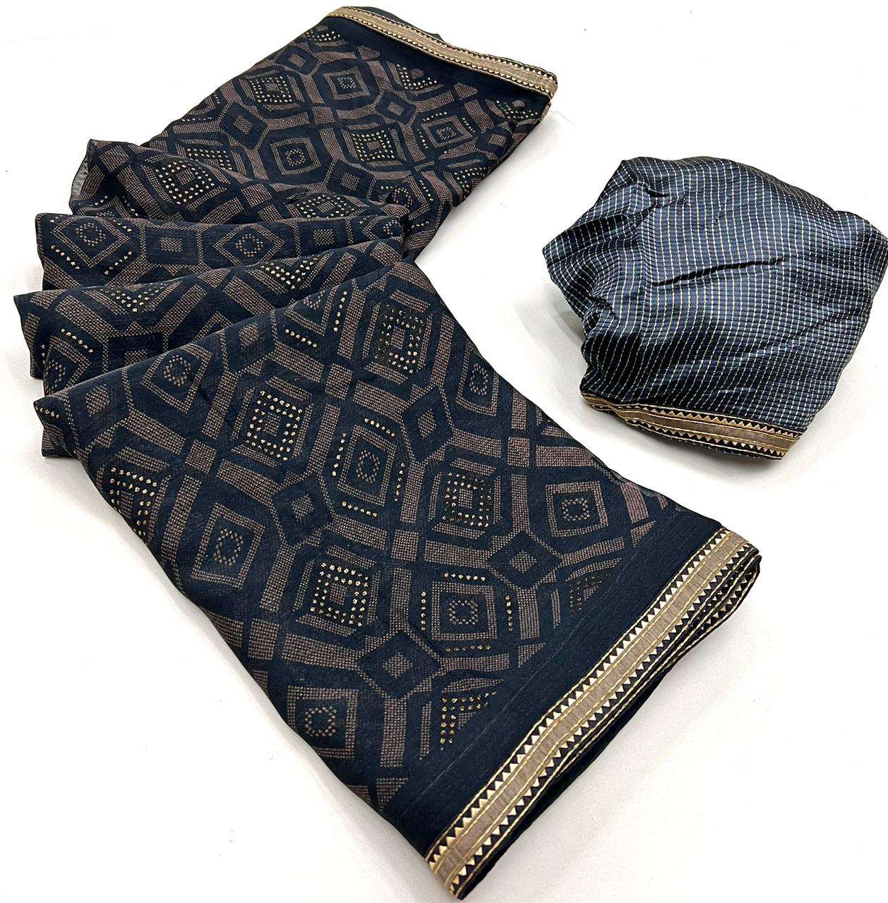 kashvi vaani 27 designer brasso saree