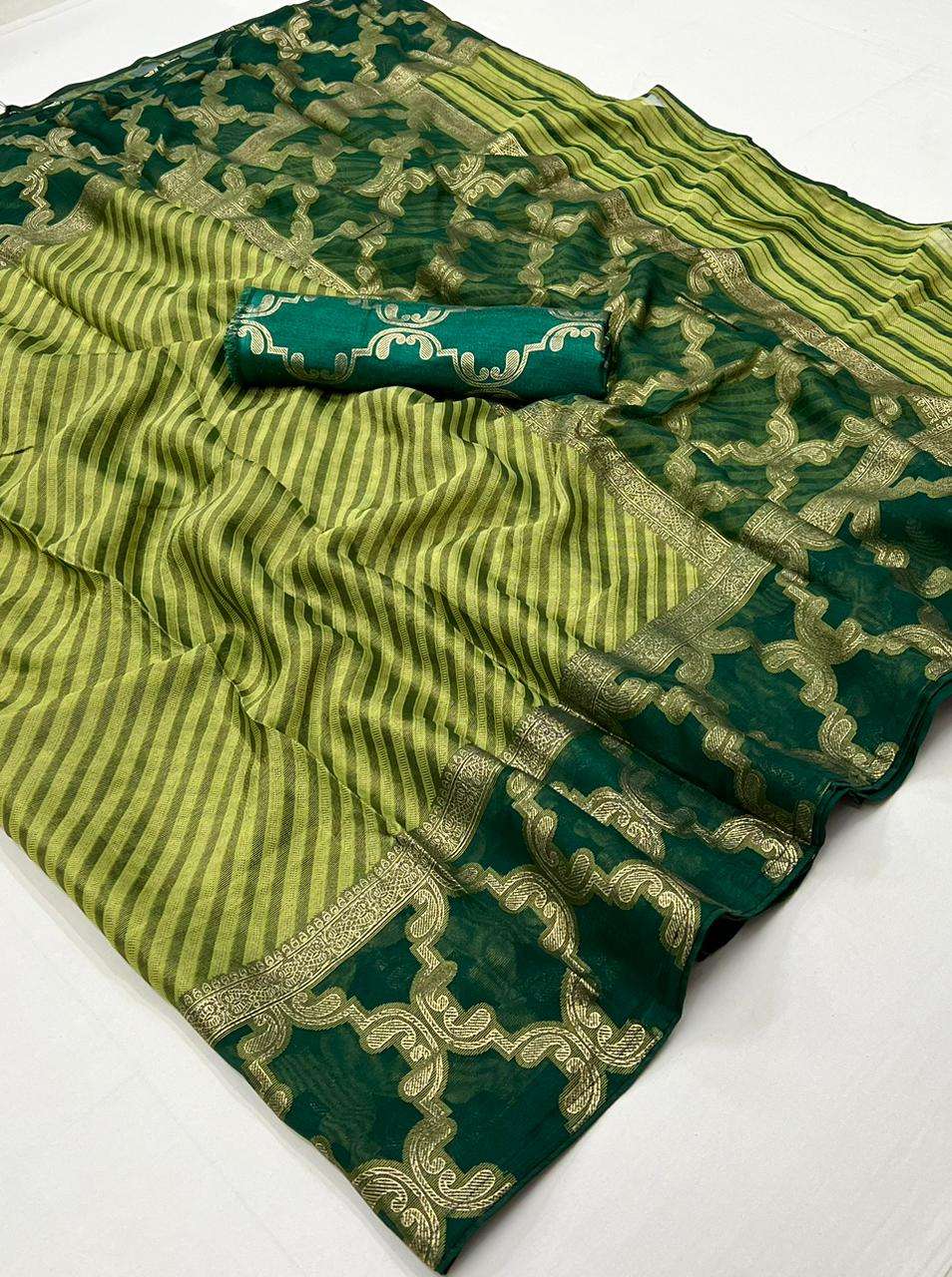 kashvi vaani designer brasso fancy saree