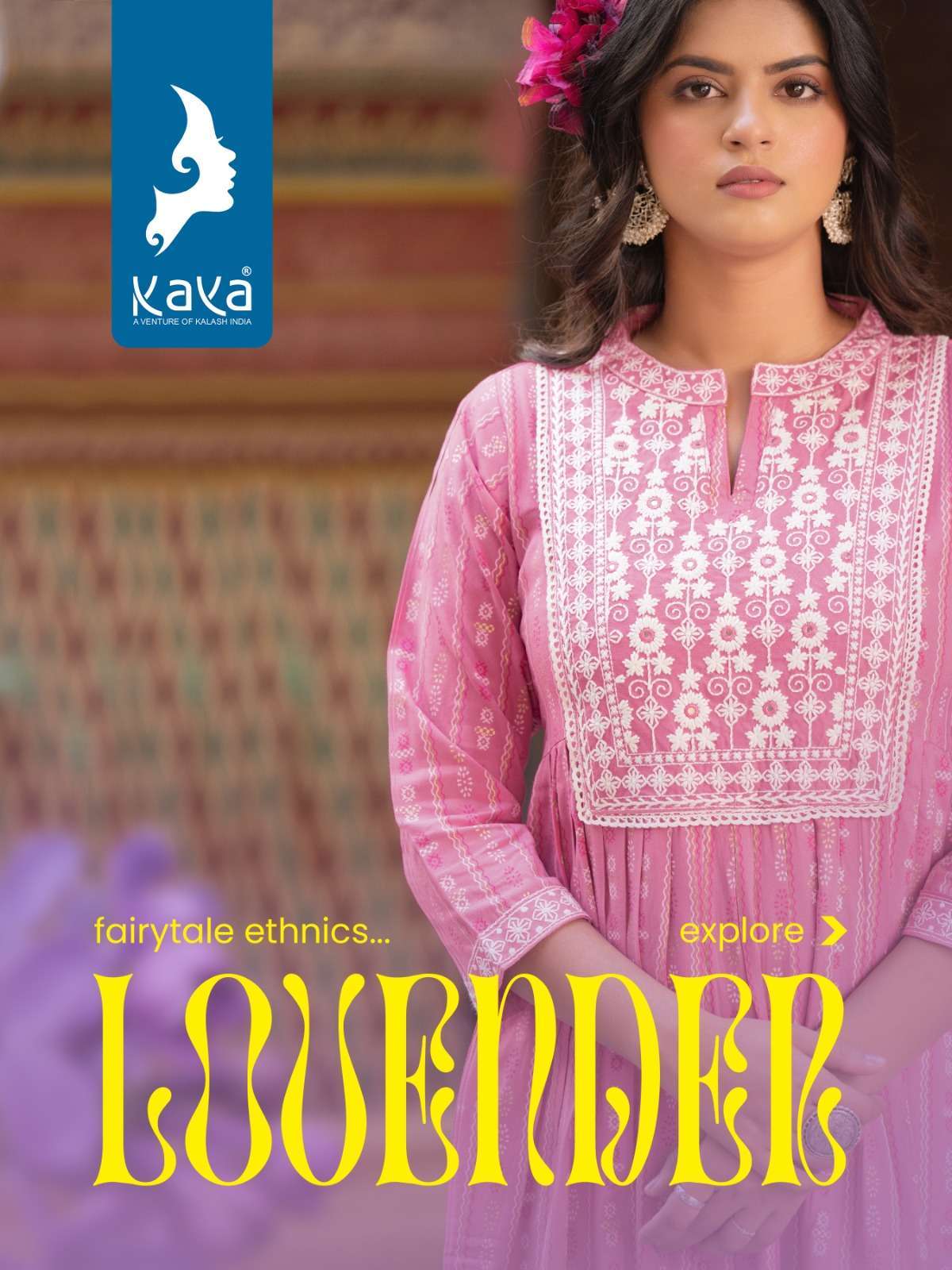 kaya lovender series 01-08 rayon print kurti