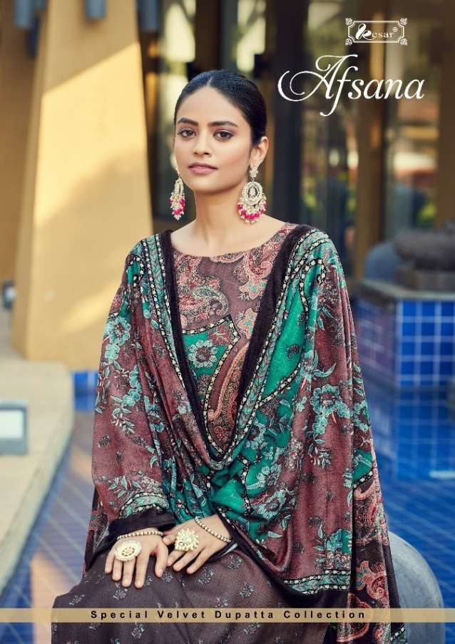kesar afsana series 154001-154006 pure modal suit 