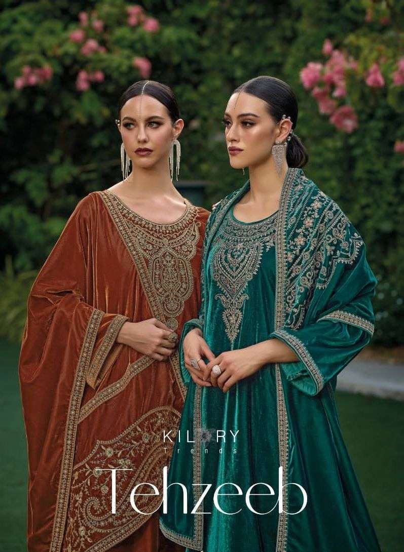 kilory trends tehzeeb series 2001-2006 premium velvet suit
