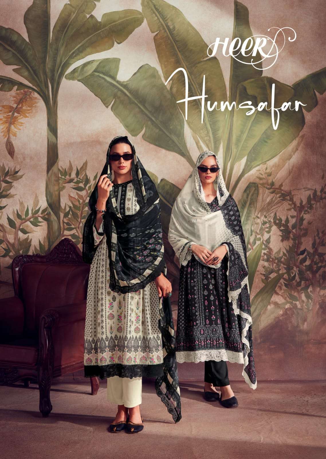 kimora heer humsafar series 9131-9138 pure muslin suit 