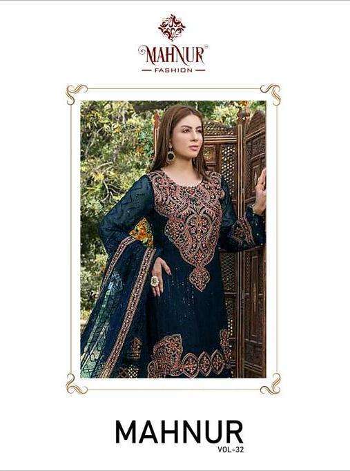 mahnur fashion vol 32 series 32001-32003 heavy georgette suit