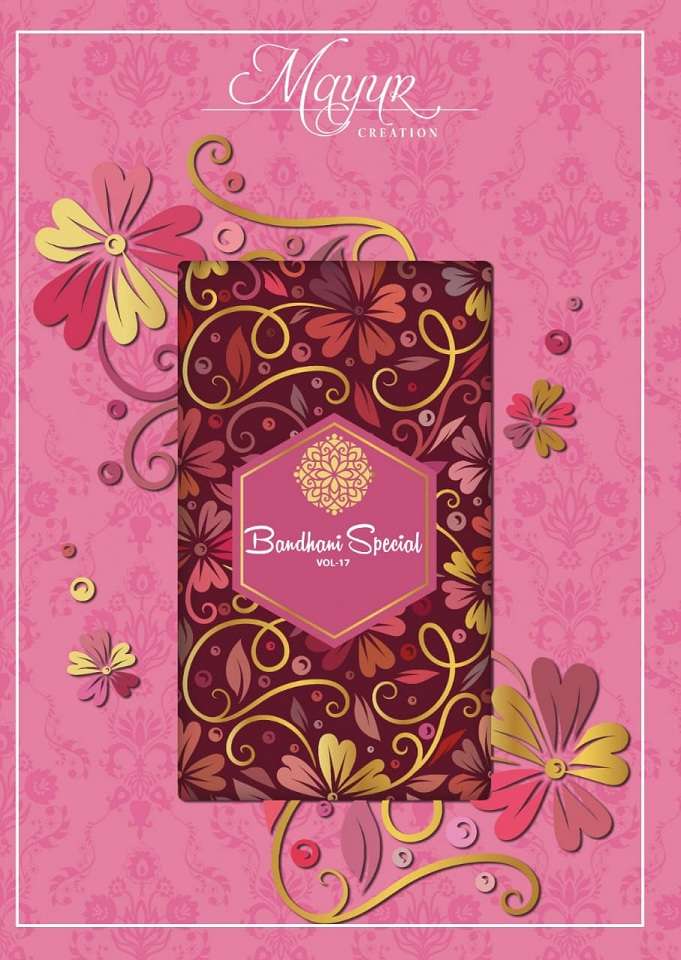 Mayur Bandhani Special Vol-17 series 1701-1710 Cotton Bandhani Print suit