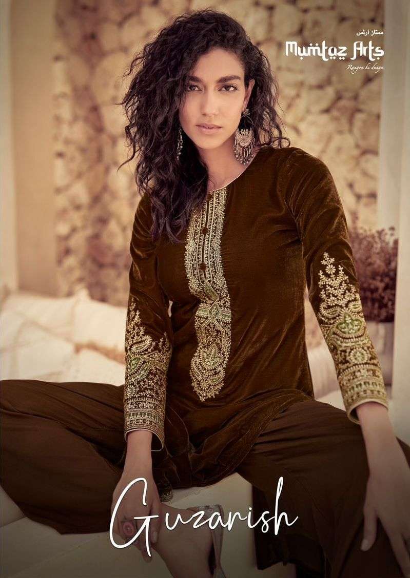 mumtaz arts guzarish series 36001-36004 pure viscose dola jacquard suit 