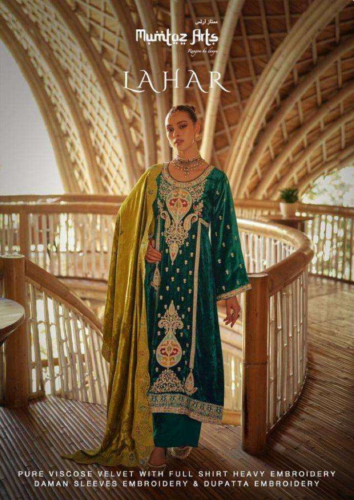 mumtaz ats lahar series 34001-34006 pure viscose suit 