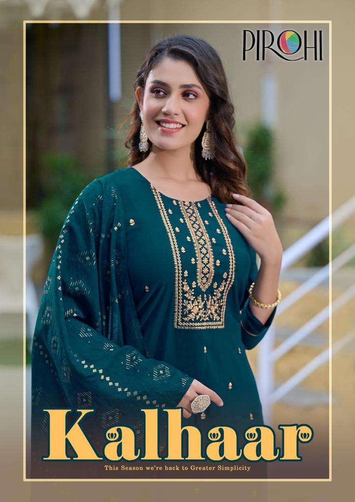 pirohi kalhaar vol 1 series 1001-1004 viscose silk suit 