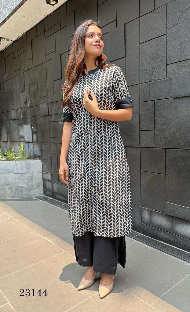 pr 23144 pure cambric cotton kurta pant 