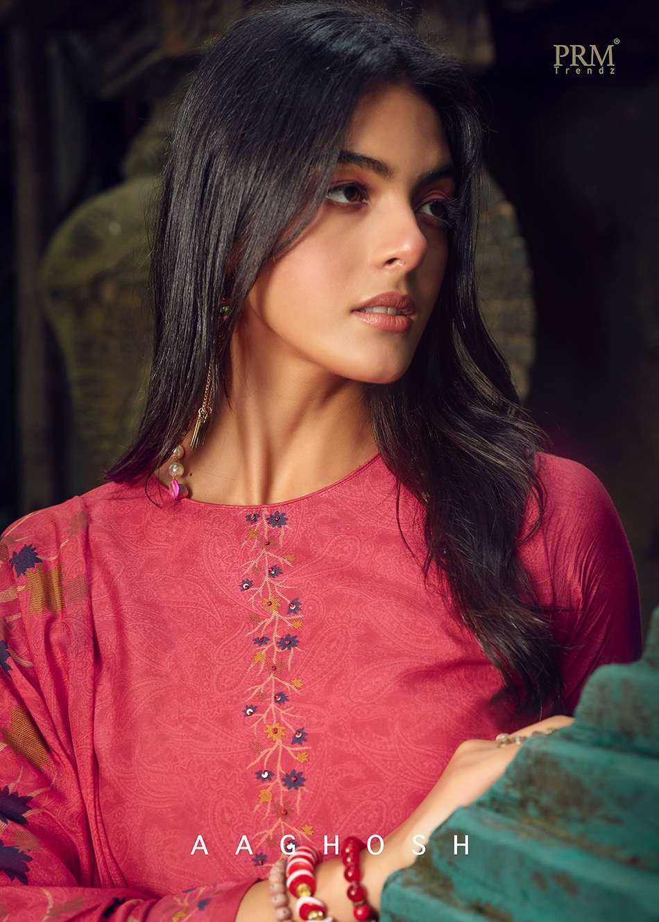 prm trendz aaghosh series 5236-5241 pure muslin silk suit