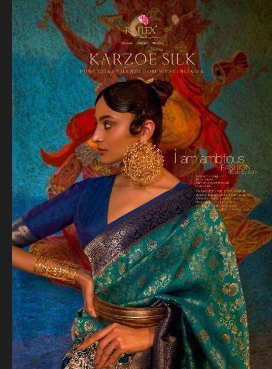 rajtex karzoe silk series 252001-252007 soft silk saree