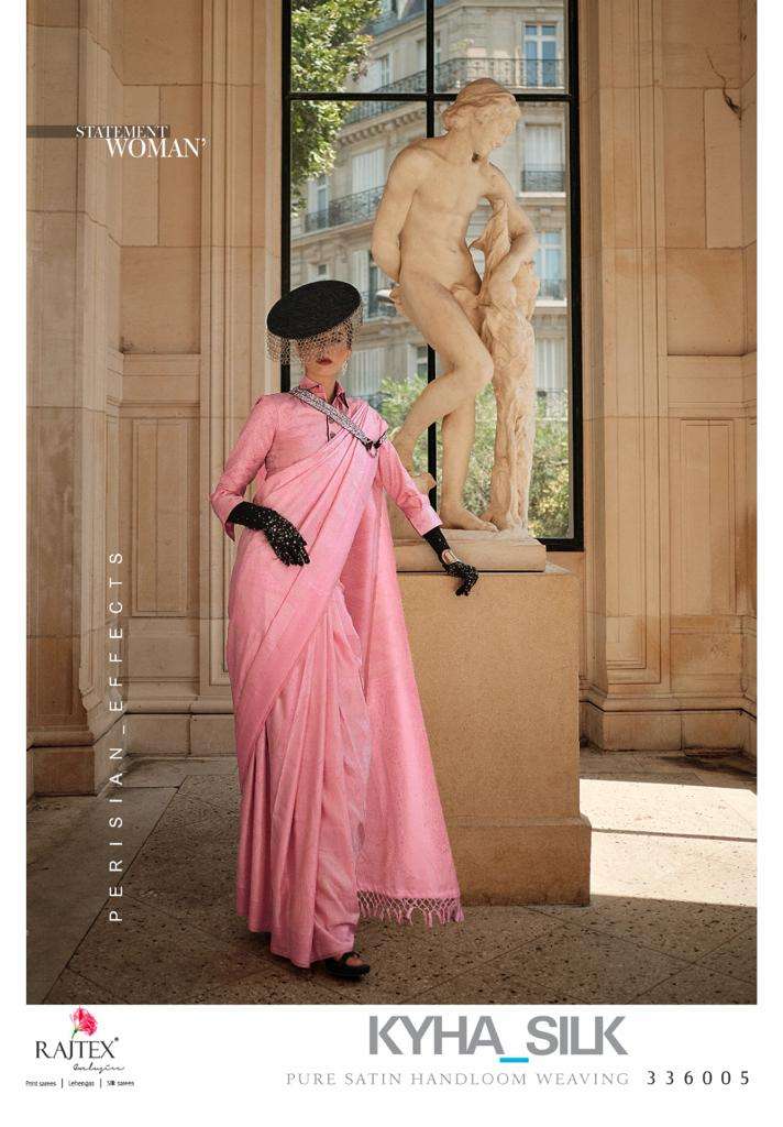 rajtex khya silk designer satin saree