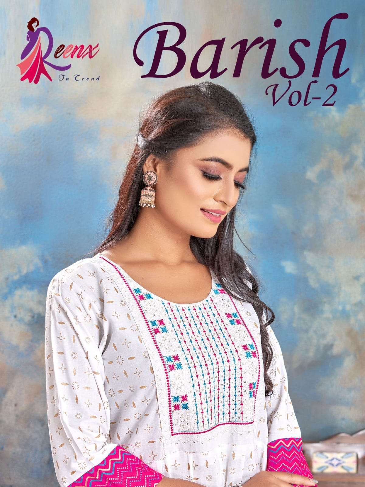 reenx barish vol 2 Premium Quality RAYON kurti