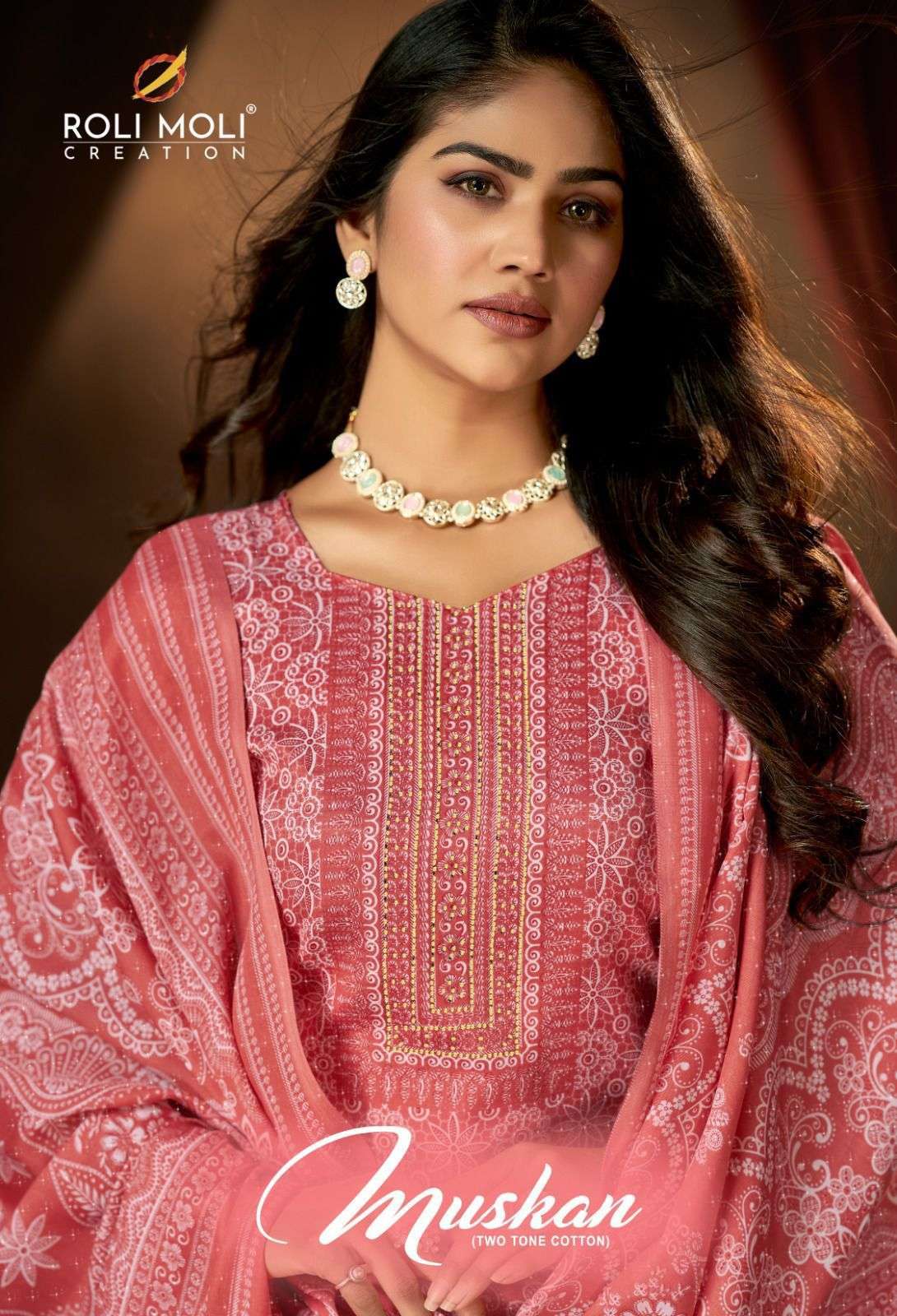 roli moli muskan vol 3 series 1001-1008 soft linen cotton suit