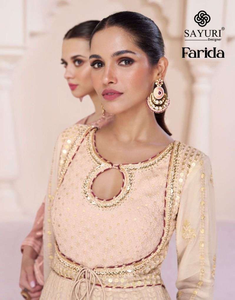 sayuri designer farida series 5313-5315 real georgette gown