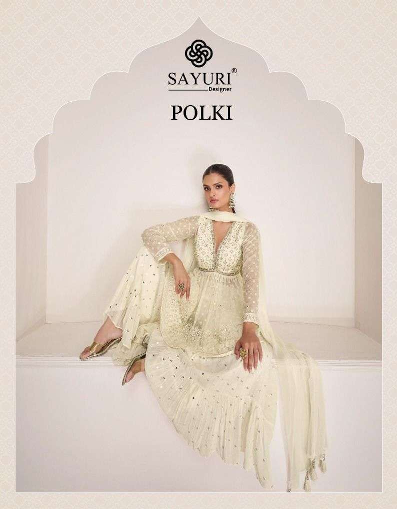 sayuri polki series 5307-5309 georgette readymade suit 