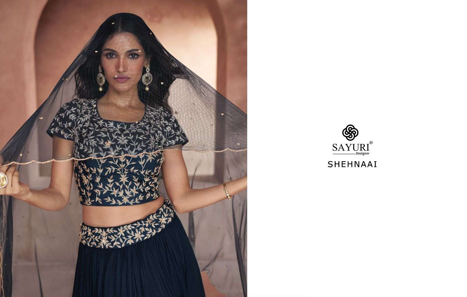 sayuri shehnaai designer premium silk suit 