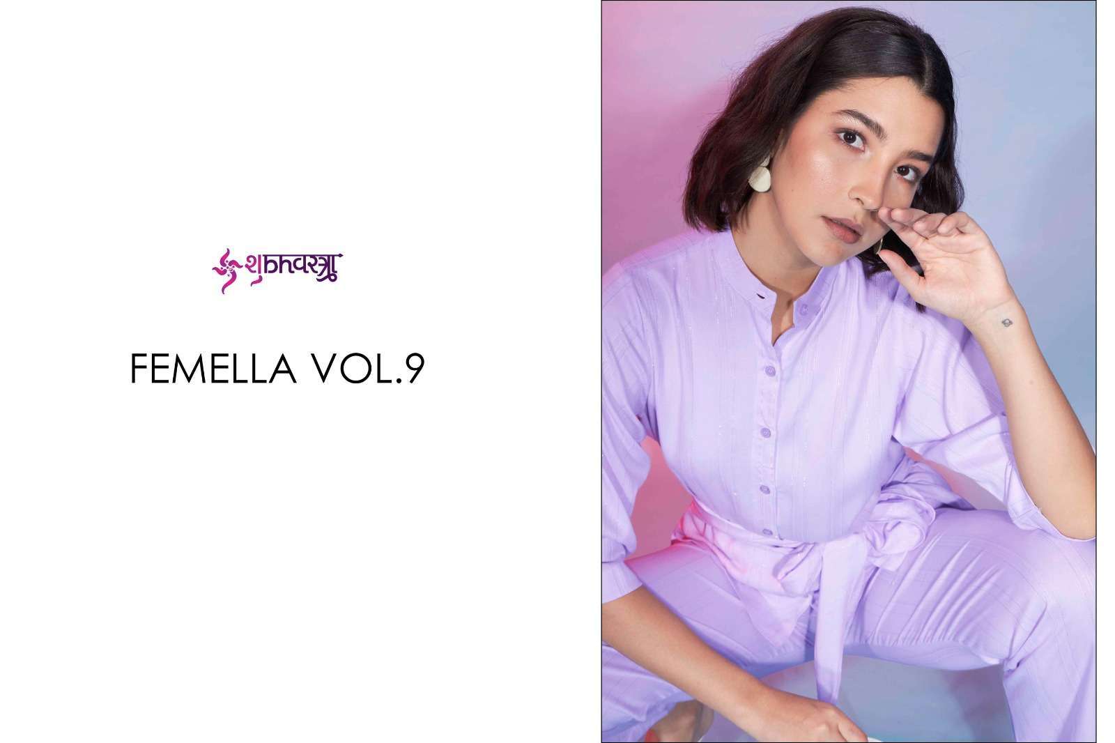 shubh vastra femella vol 9 series 5691-5695 viscose rayon tunic