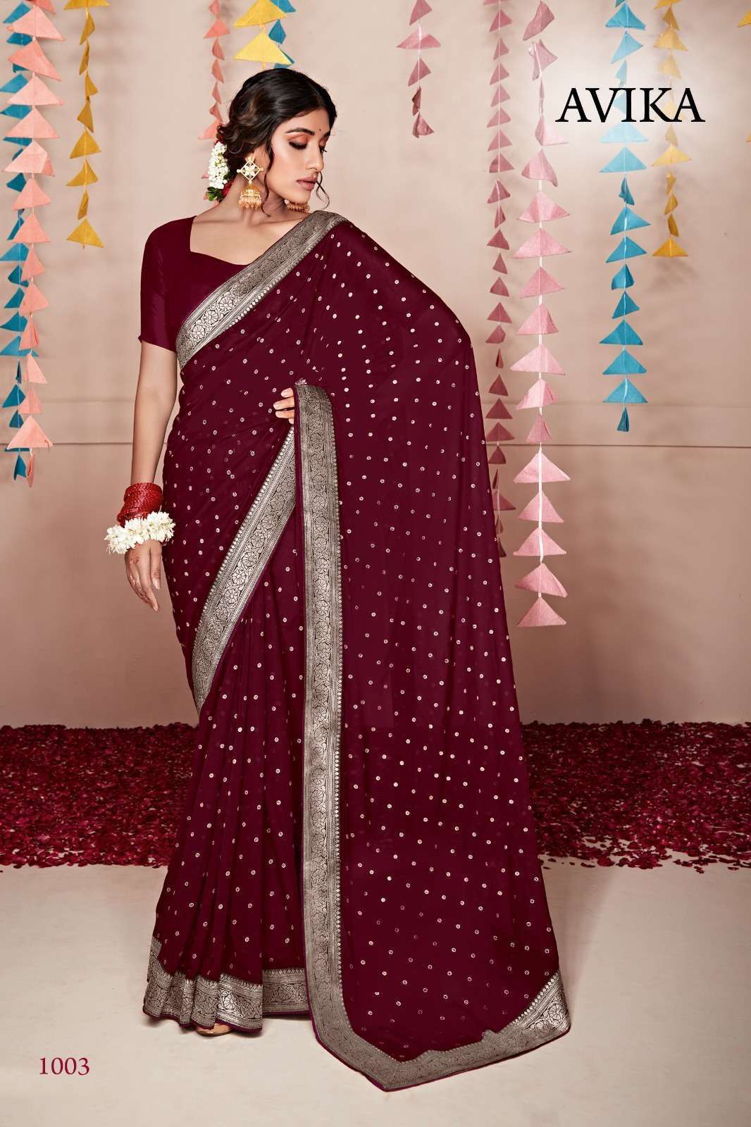 stavan avika series 1001-1011 heavy weightless saree