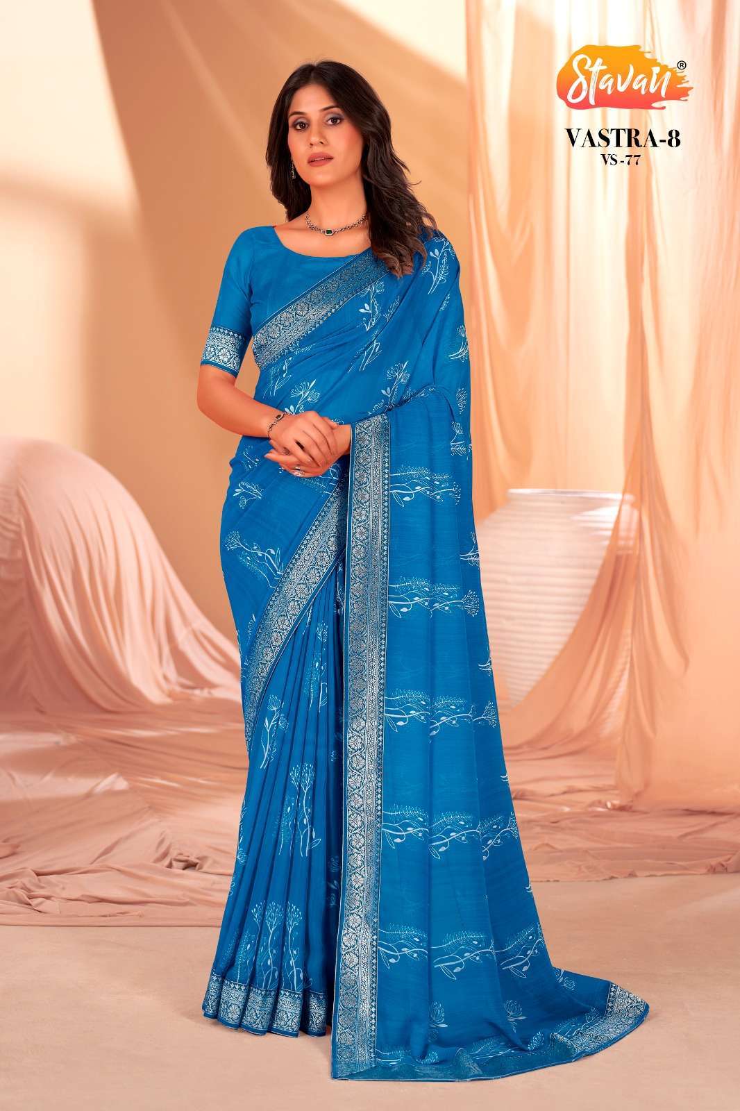 stavan vastra vol 8 series 76-85 heavy weightless saree