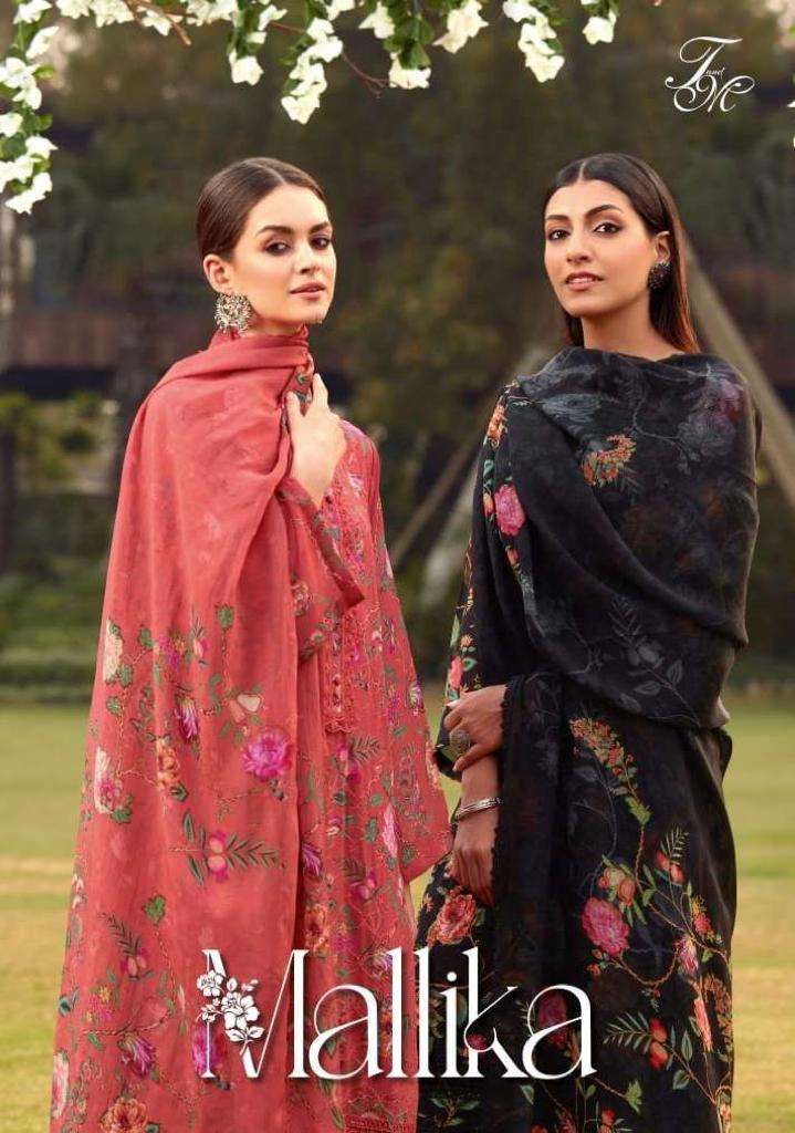 t&m mallika viscose georgette digital print suit 