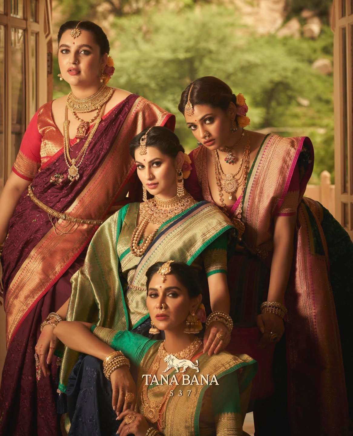 tana bana 537 dola silk fabric saree
