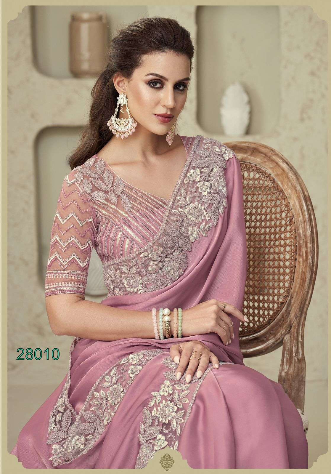 tfh silver screen 18th edition designer soft silk saree