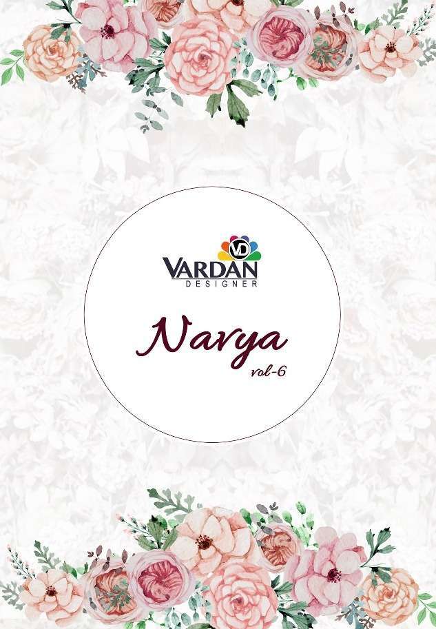 vardan designer navya vol 6 Tapeta Silk suit
