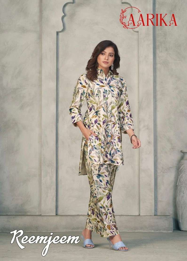 vianna aarika series 4904-4915  pure Maslin digital prints co-ord sets