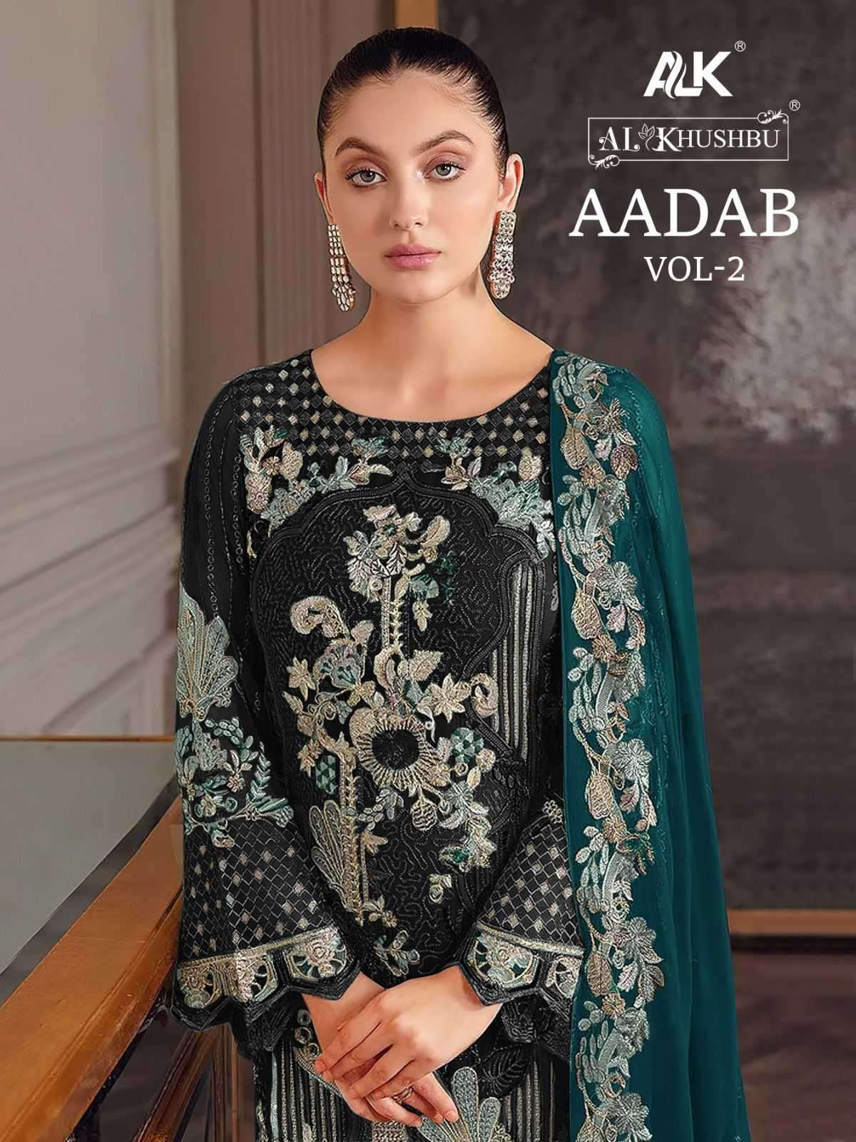 al khushbu aadab vol 2 series 5028 georgette suit