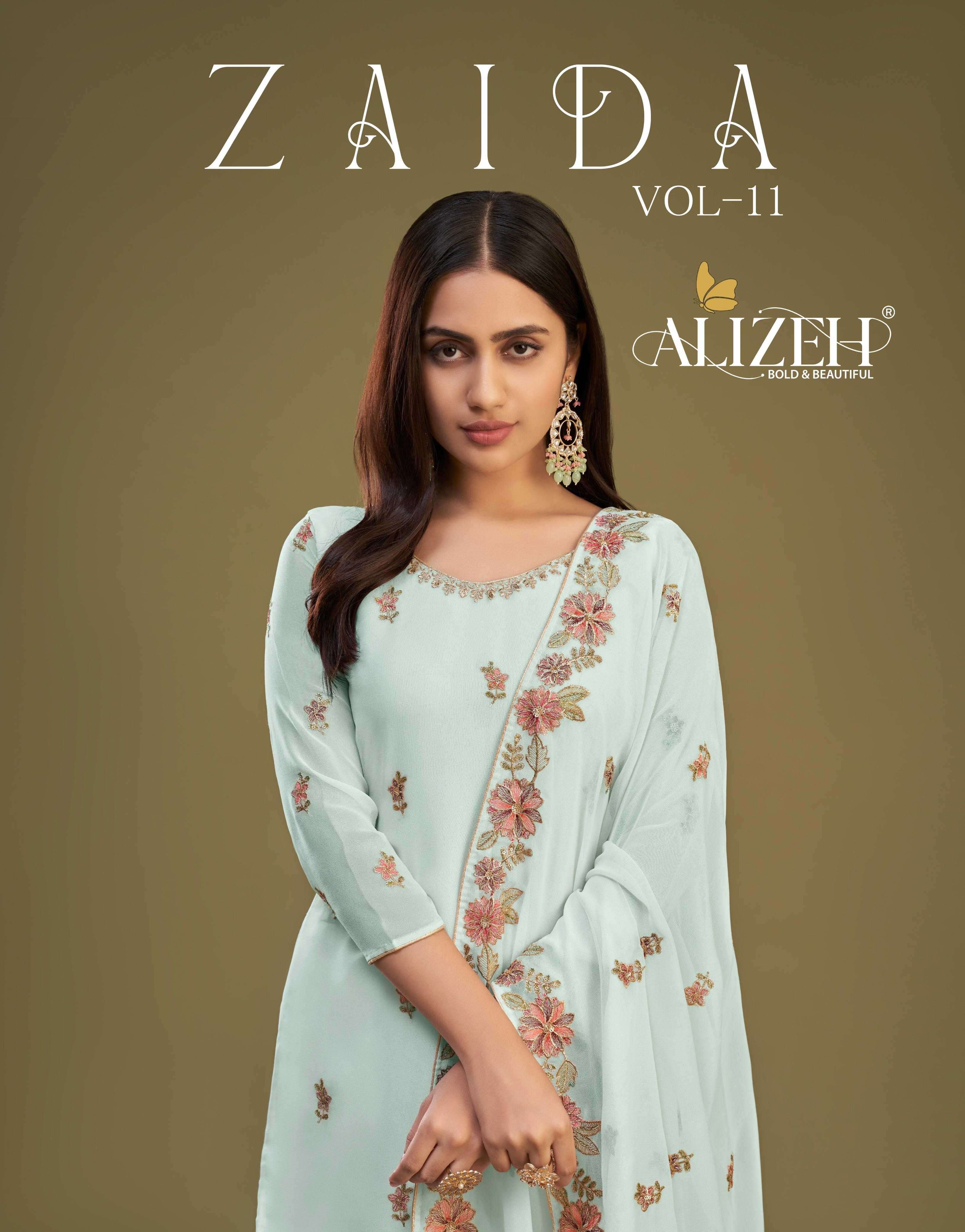 alizeh zaida vol 11 series 2051 georgette suit 