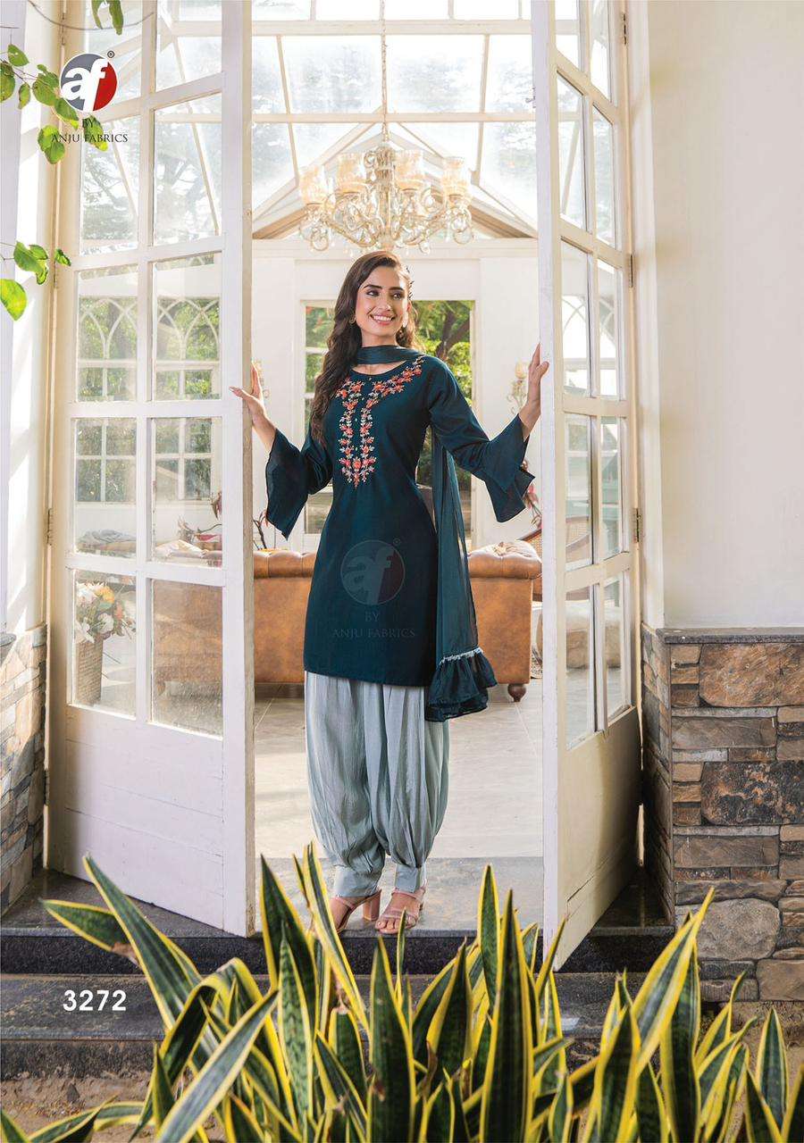 anju fab mannat vol 4 designer bember silk suit 