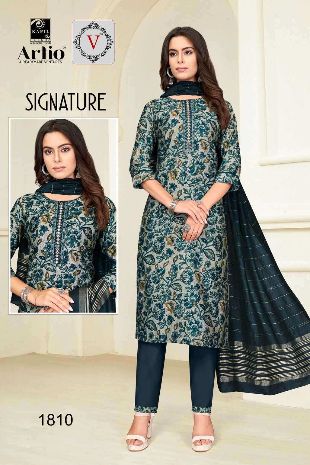 artio signature series 1801-1820 modal print suit 